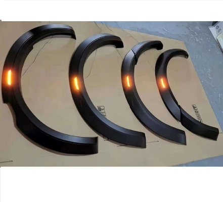 ABS Fender Flare Wheel Arch Reflector Damper Flares With Led For Ranger T7 T8 2016+