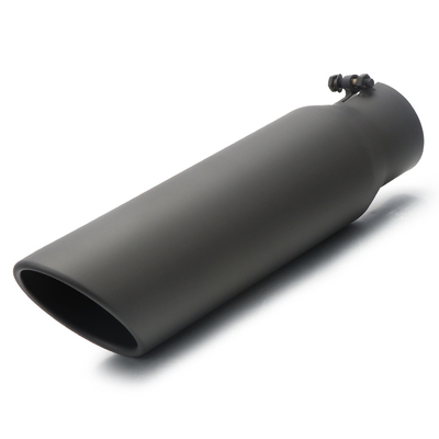Stainless Steel 3*4*15 Inches Black Matte Exhaust Tip Communist Wholesale Price Negotiable Stainless Steel Tube Customized Car Exhaust Pipes