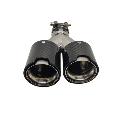 M Performance Matte Black Dual Carbon Fiber Automobile Exhaust Pipe Exhaust Tip Pipe
