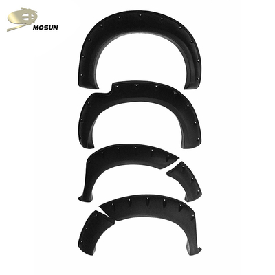 Pocket Style Mosun Factory 6piece Pickup Truck Set Pocket Style Fender Flare Wheel Arch Overfender Wide Body For ISUZU DMAX 2017-2019
