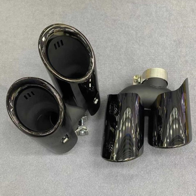 BLACK Exhaust Tips Muffler Tail Pipes For Porsche-Macan 3.0 (2014-16) APPEAR MACAN